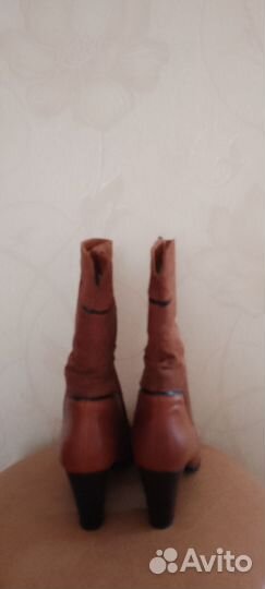 Зимние женские сапоги 38 натуральная кожа