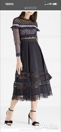 Платье 46 размер self portrait
