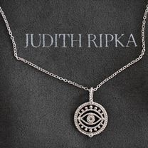 Серебряный медальон Амулет от сглаза Judith Ripka