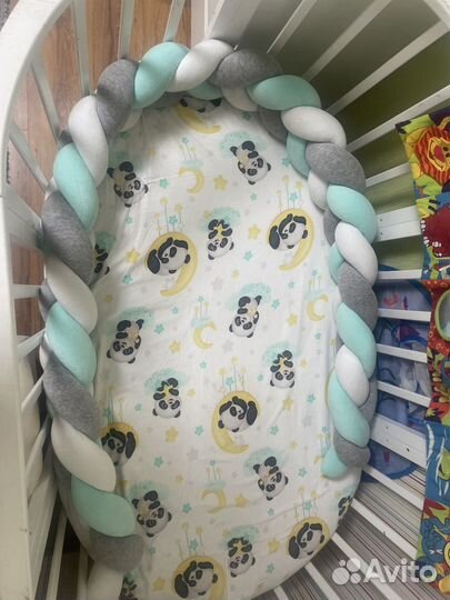 Бортик косичка