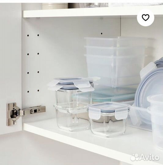 Набор стеклянных контейнеров 180 мл IKEA 365