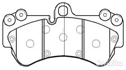 Колодки тормозные дисковые VW: Touareg (17 inch) 0
