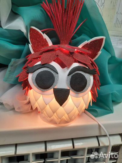 Ночник Сова из фетра