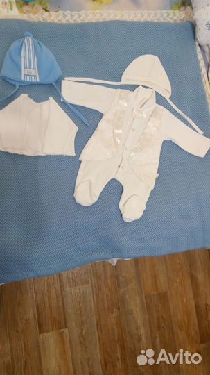 Конверт на выписку для мальчика осень