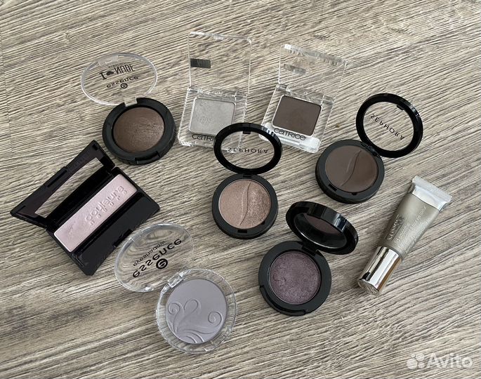 Тени Clinique, Sephora, RBR, Catrice, Essence