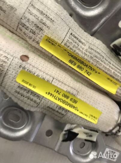 Подушка безопасности боковая (шторка) audi a4 b6 у