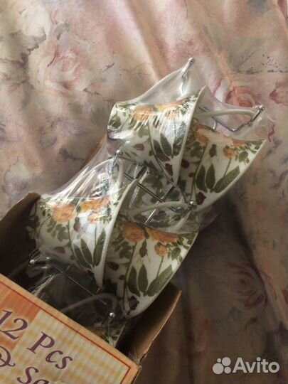 Сервиз кофейный подарочный, Новый, 12 предметов на