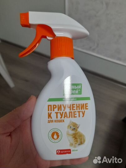 Спрей для приучения кошки к лотку