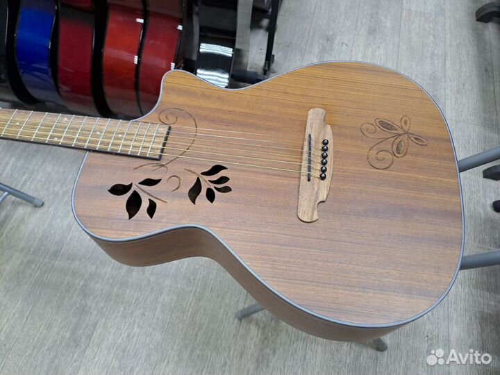 Гитара акустическая красное дерево