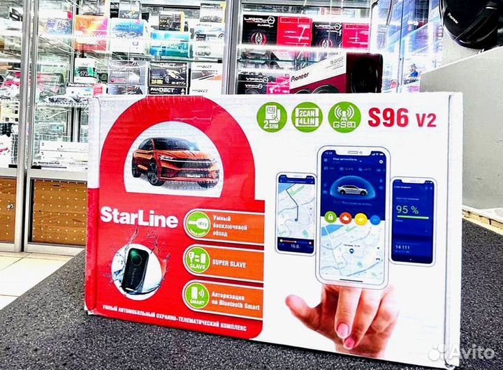 Сигнализация Starline S96 2canlin v2