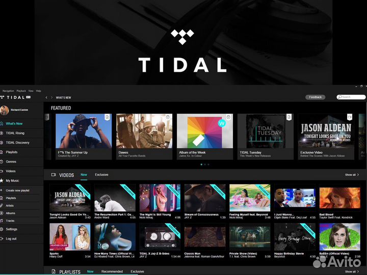 Tidal семейная подписка на 90 дней GB