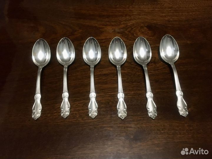 Чайные ложки мельхиор серебрение