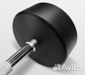 Штанга обрезиненная прямая Bronze GYM BG-PA-BB-S35