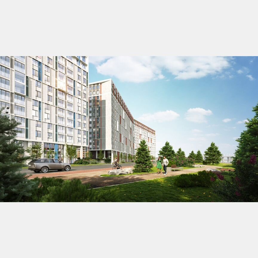 2-к. квартира, 62,4 м², 16/17 эт.