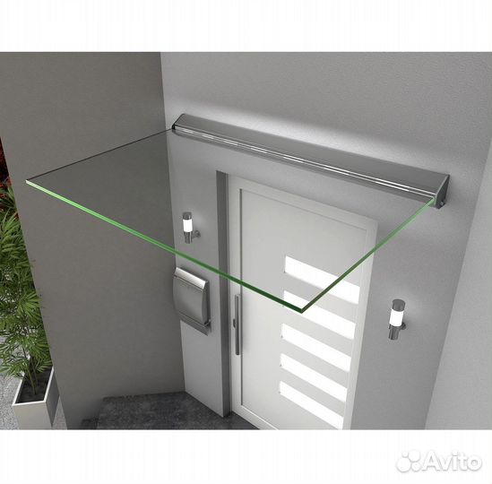 Стеклянный козырек от производителя