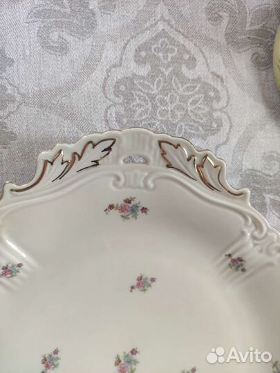 Блюдо сухарница германия Райхенбах винтаж