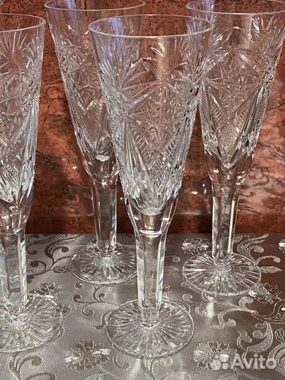 Фужеры хрустальные СССР