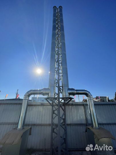 Изготовления и установка дымохода и вентиляции