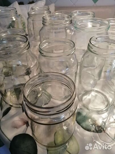 Банки стеклянные 1л, 2л, 3л