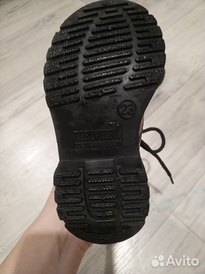 Детские резиновые сапоги 23 размер
