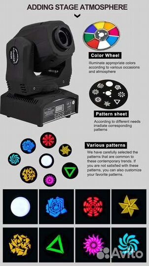 Вращающиеся головы 60вт