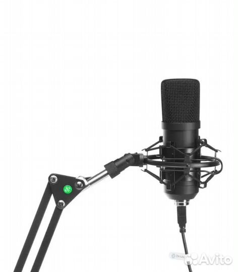 Микрофон проводной Оклик SM-700G, черный