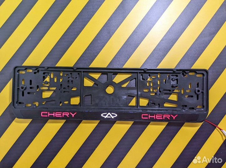 Номерная рамка c вашим лого и дизайном