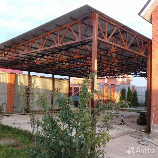 Навесы под ключ, навес