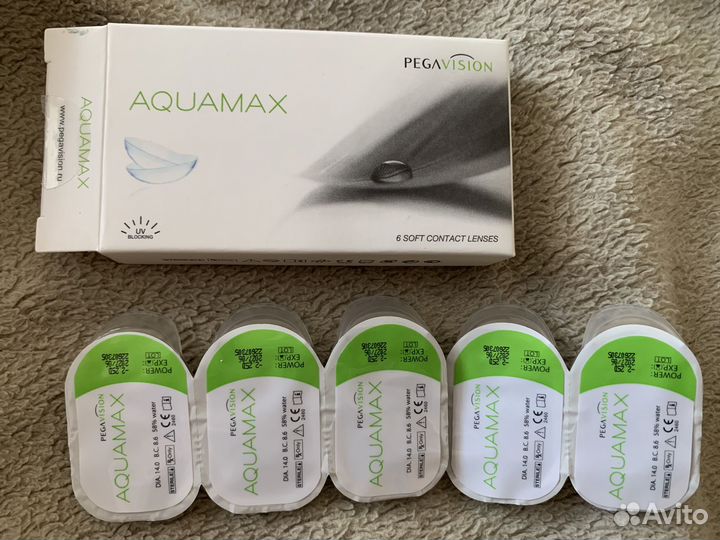 Линзы контактные -2.5 -2.25