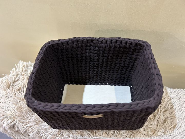 Корзина вязаная для хранения