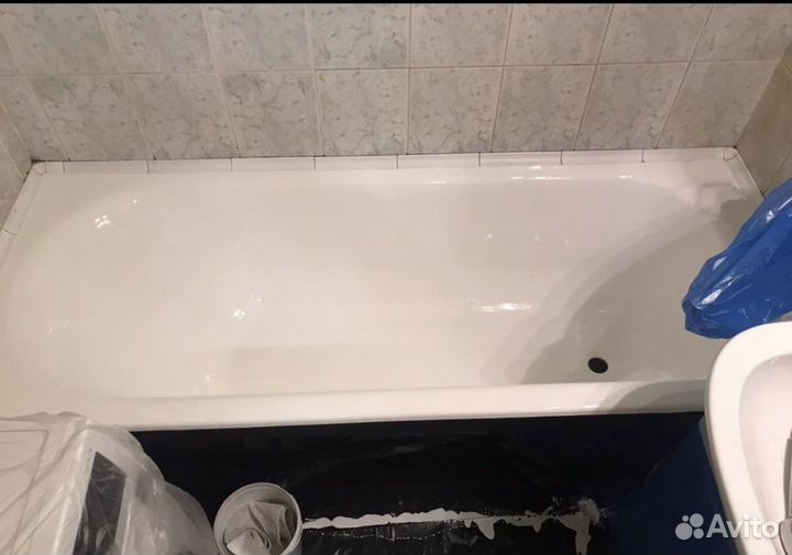 Реставрация ванн литьевым мрамором