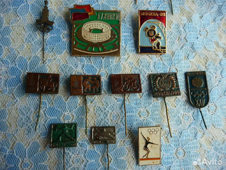 Значки СССР олимпиада 80