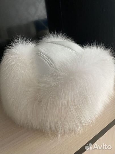 Шапка с ушами зима писец отделка