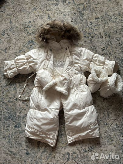 Зимний комбинезон для девочки 80