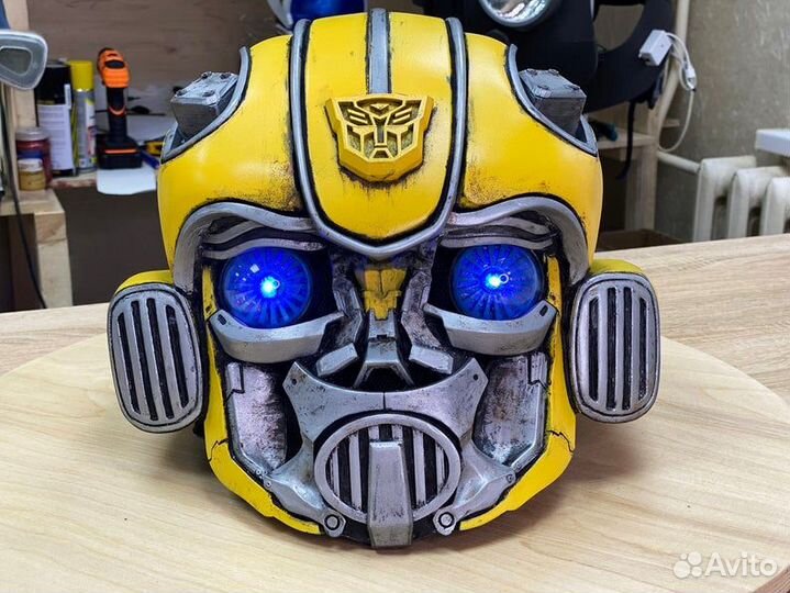 Маска Шлем Бамблби трансформера