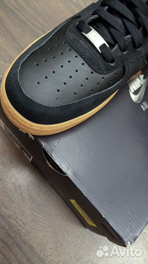 Кроссовки Nike Air Force 1 Low 'Black Suede Gum