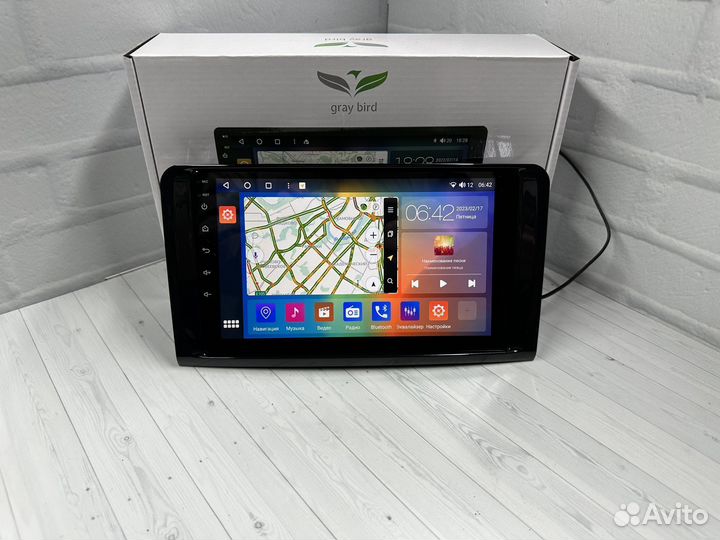 Магнитола андроид GrayBird Mercedes w164 6Gb