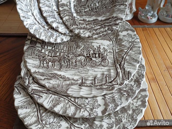 Комплект тарелок Англия Королевская Почта