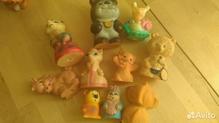 Резиновые пвх игрушки СССР