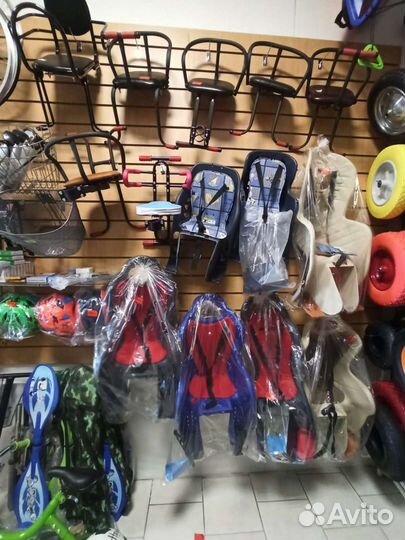 Сиденья для перевозки детей на велосипеде