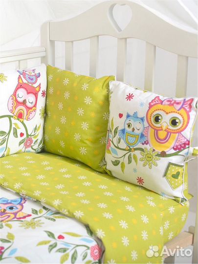 Бортики в детскую кроватку бу