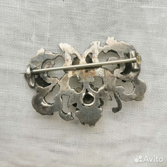 Антикварная брошь Австро-Венгрия