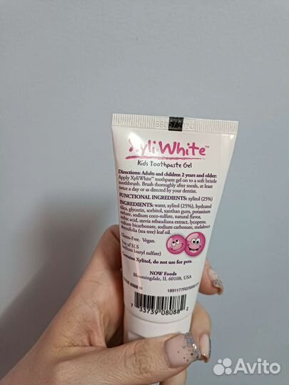 Зубная паста для детей с iHerb