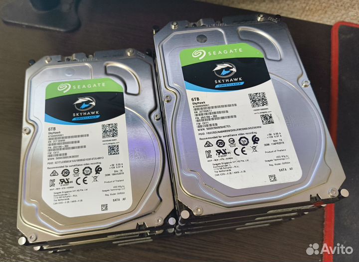 Жесткий диск Seagate SkyHawk 6Tb SATA 3.5