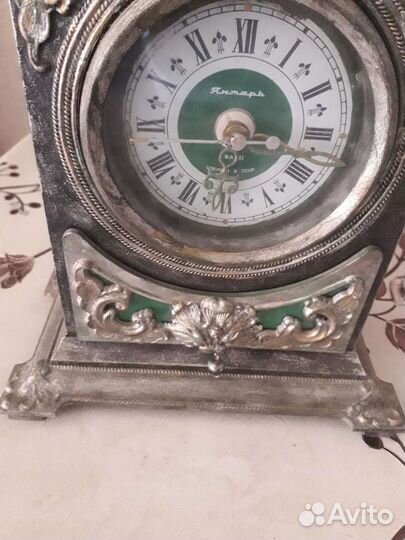 Часы каминные Янтарь СССР