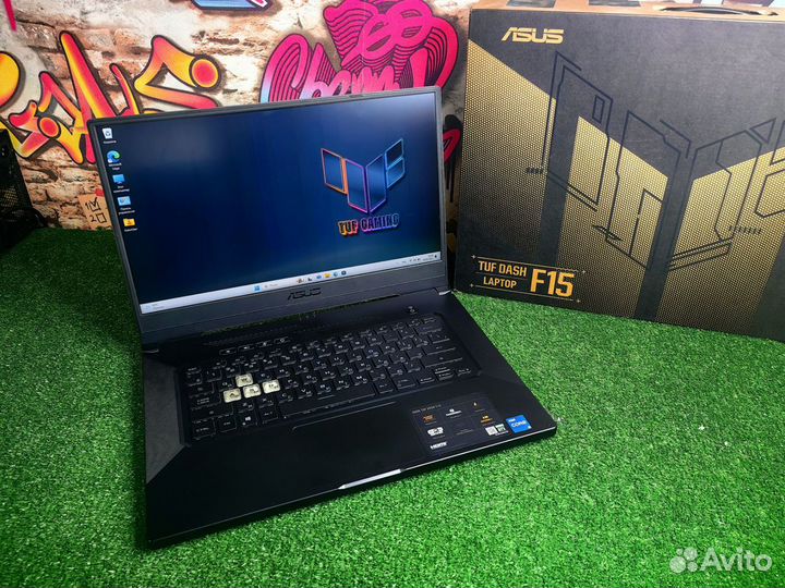 Ноутбук asus TUF dash f15 i5 / RTX 3060 комплект