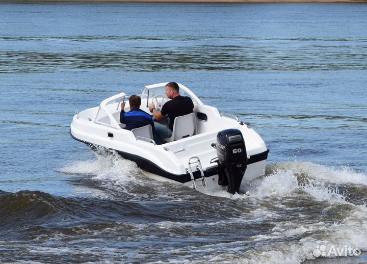 Новый открытый катер Неман 450 Open