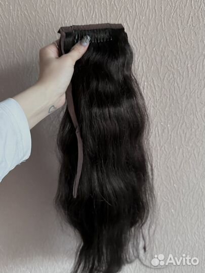 Шиньон волосы на заколках