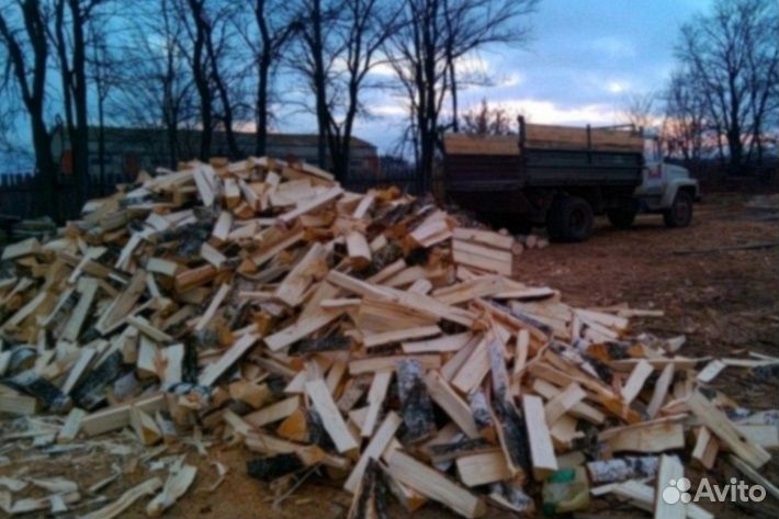 Сухие березовые дрова
