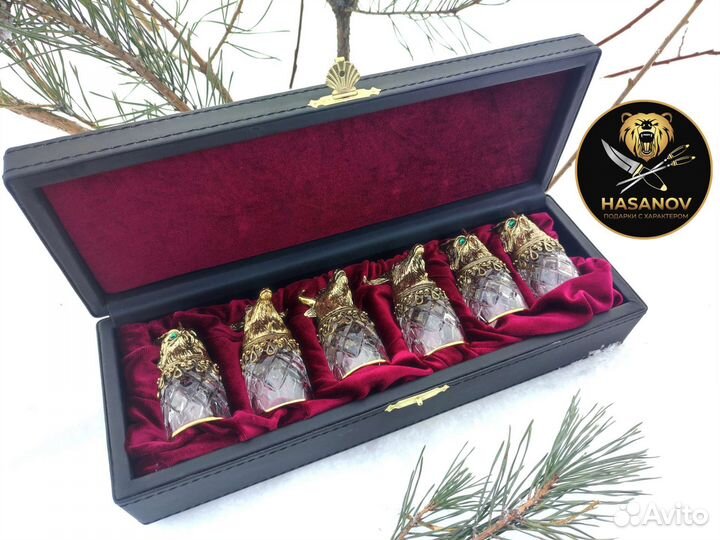 Подарок мужчине набор рюмок перевёртыши